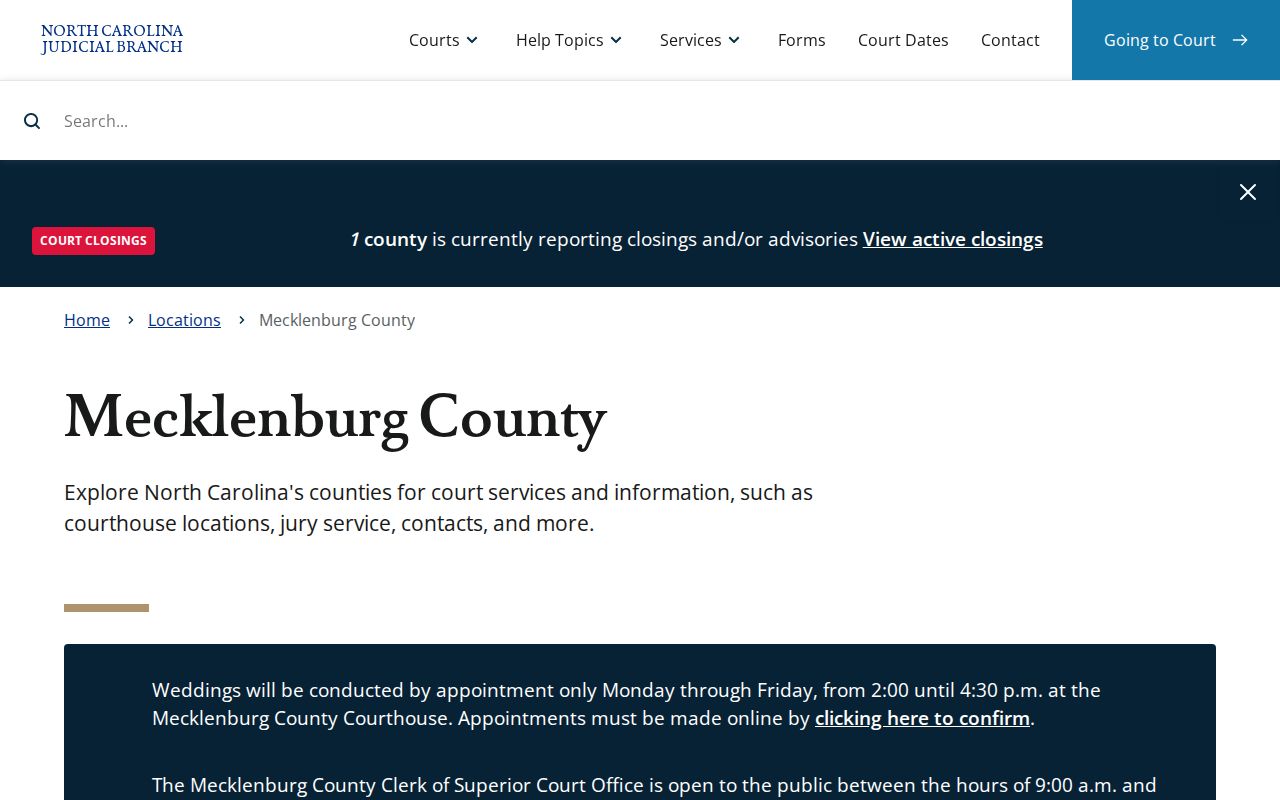 Cornelius people search court and clerk information